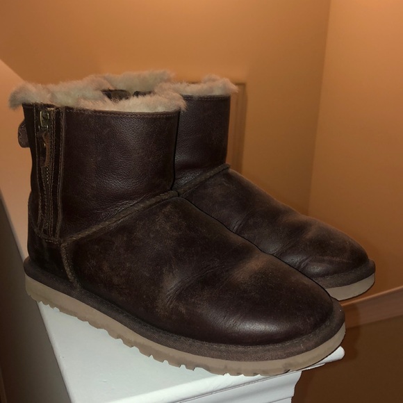 UGG | Shoes | Ugg Mini Leather Sherpa 